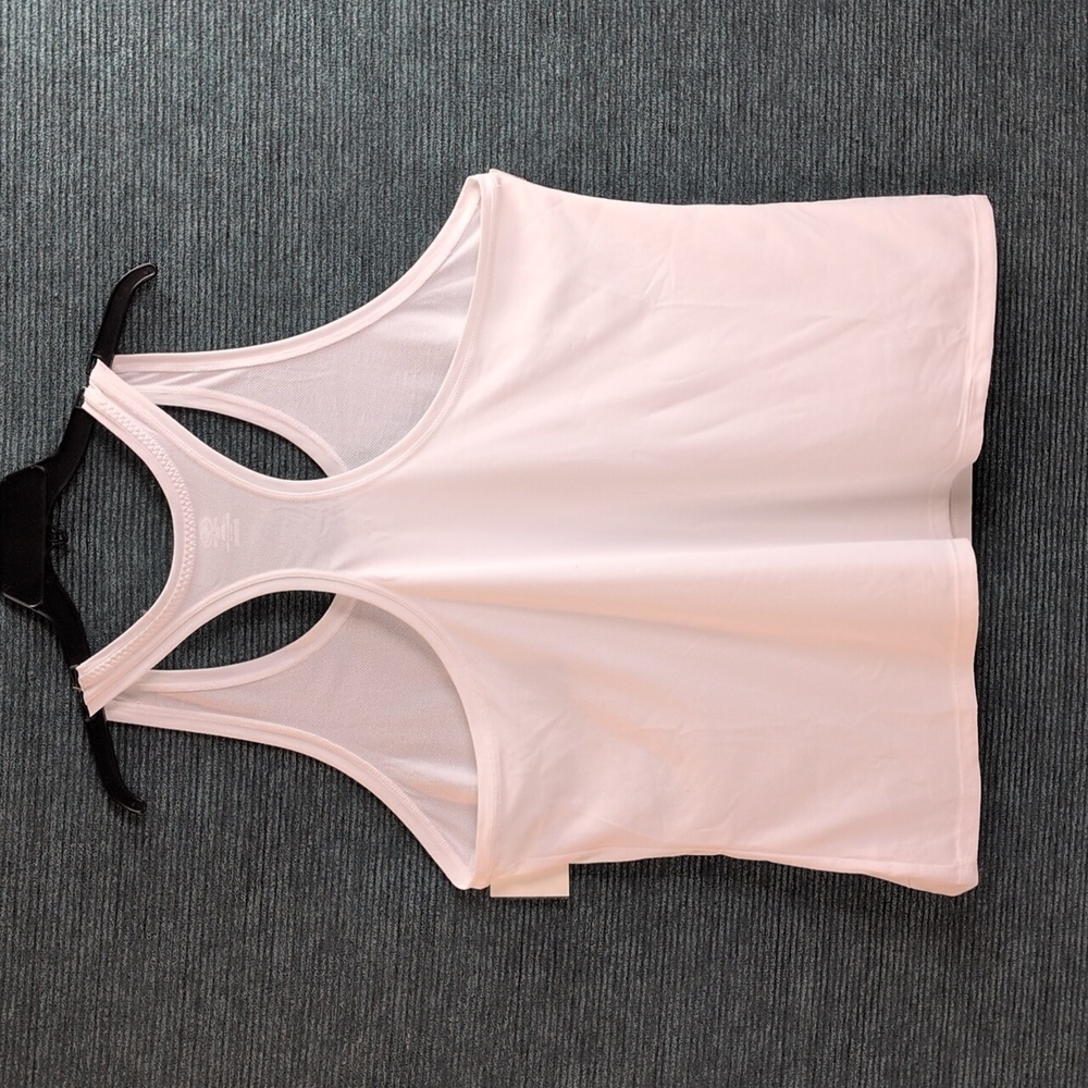 Athletic Works Plus Size Racer Back Tank Top, White Size XXXL - Picture 4 of 8